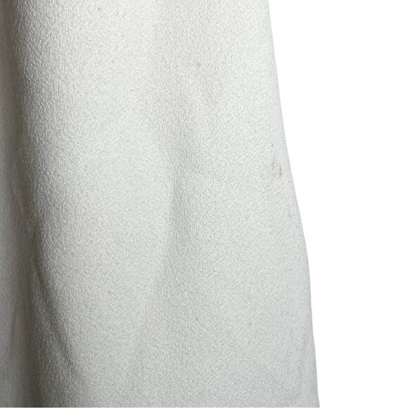 House of CB Ivory Off White Plunge Neck Eleanora Maxi Dress Small tags with flaw - Picture 6 of 13